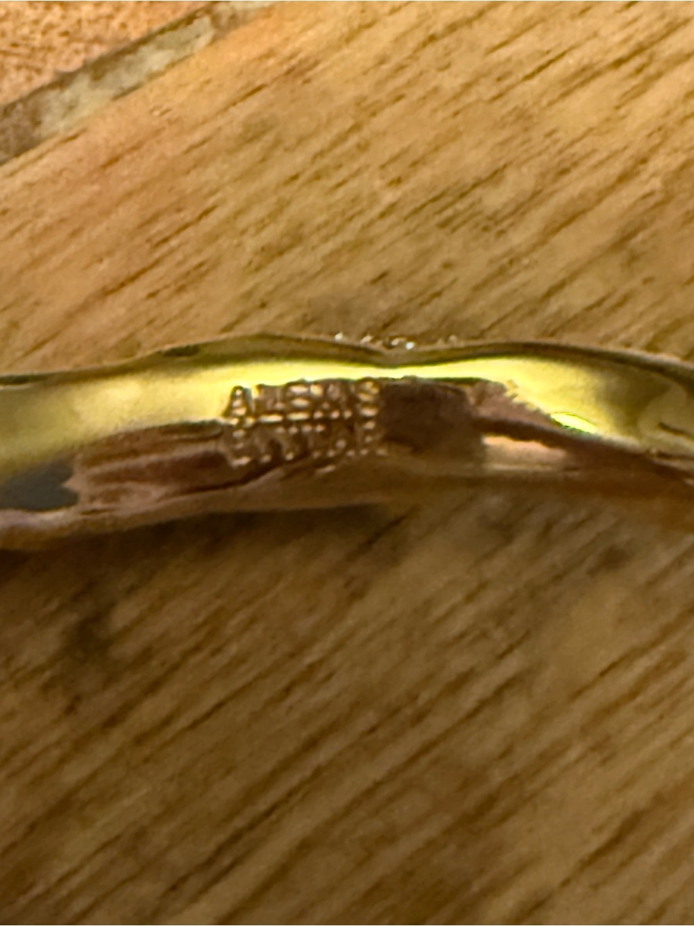 Alexis Bittar Solanales Gold Crystal Skinny Bangle Bracelet - Picture 7 of 9